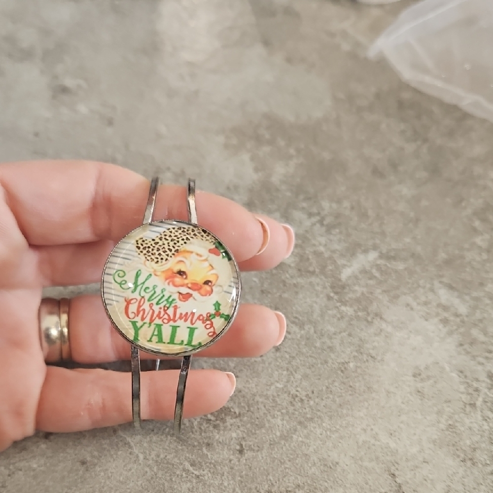 Christmas Bracelet with Santa Design